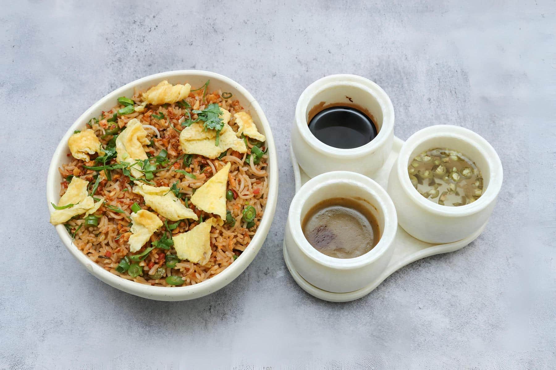 Egg Burnt Garlic Fried Rice