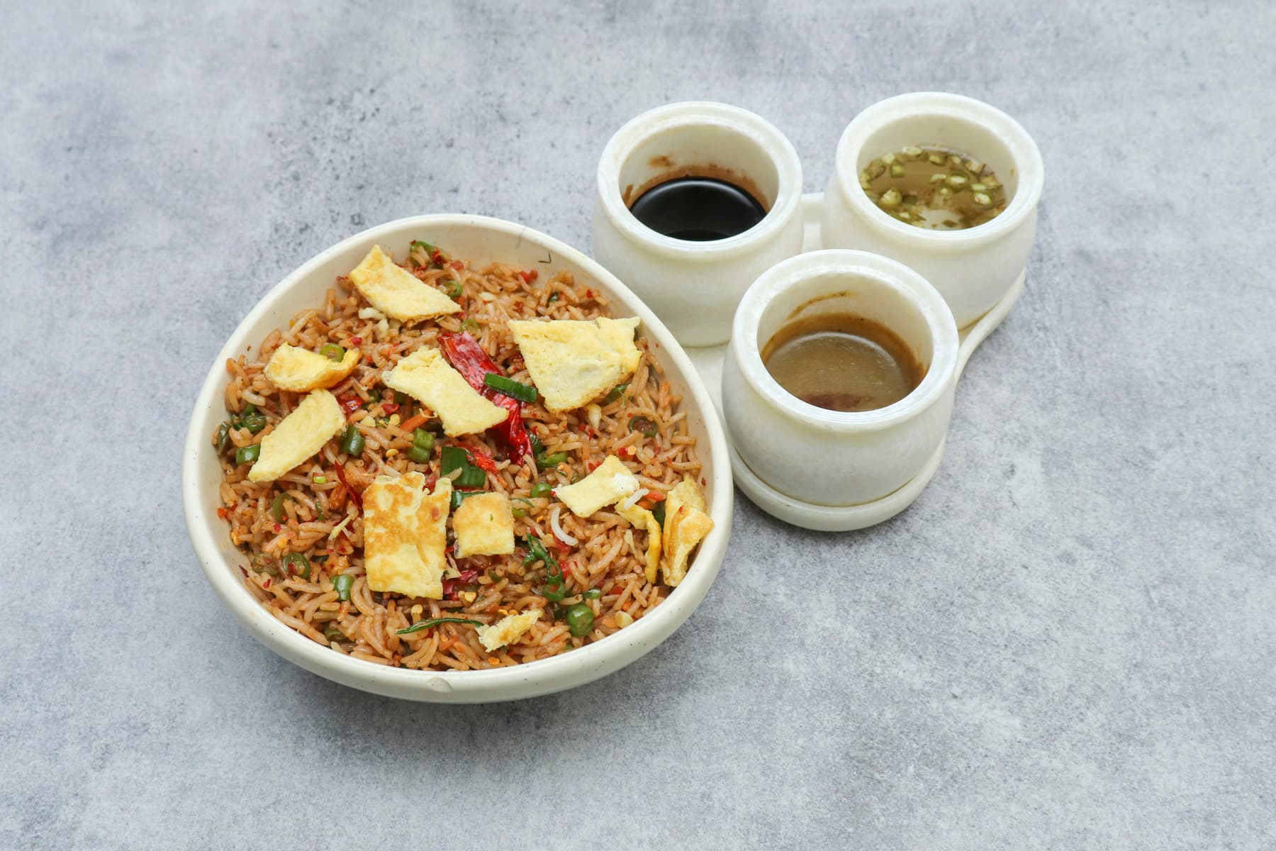 Egg Chilli Garlic Fried Rice