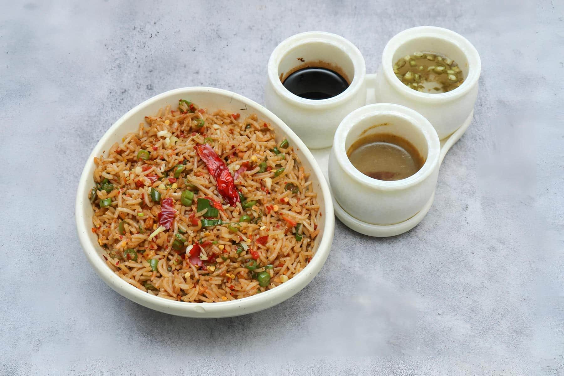 Veg Chilli Garlic Fried Rice