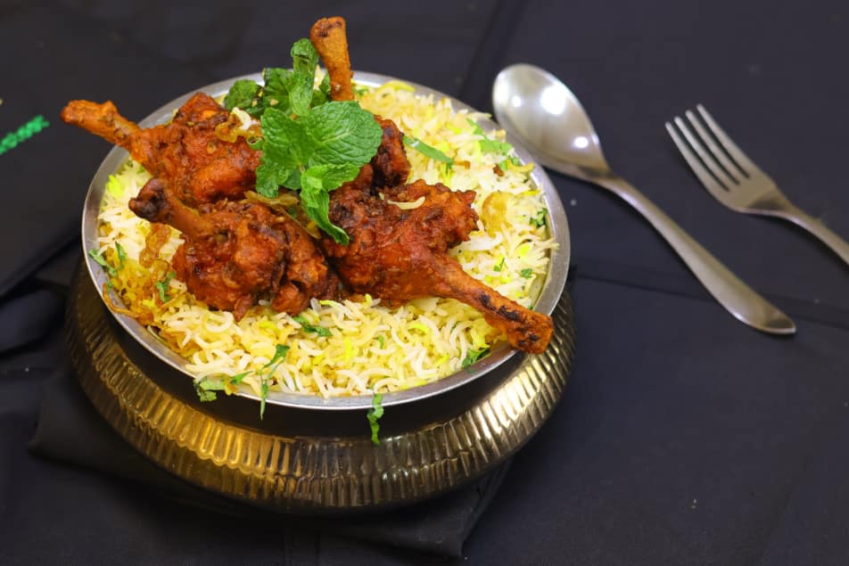 Chicken Lollipop Biryani